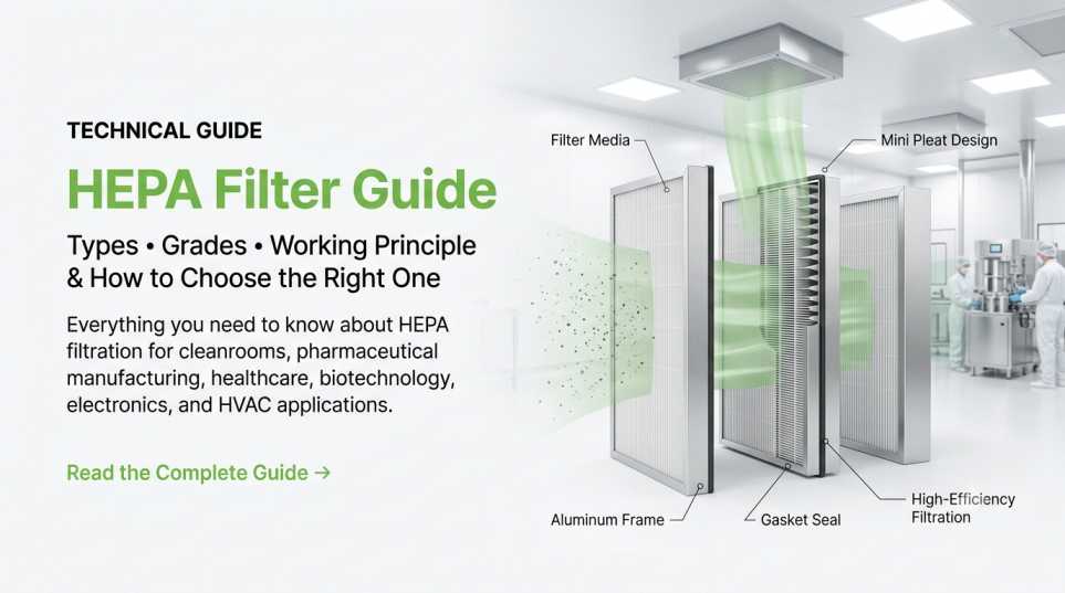HEPA Filter Guide: Types, Grades, Working Principle & How to Choose the Right One